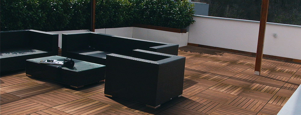 Primewalk Hortus FSC thermo ask hårdttræ glathøvlede terrassefliser i 300x300 og 600x300 mm